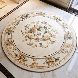 欧式花纹圆形精美拼花地砖