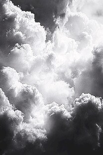 黑白云海壮丽景观