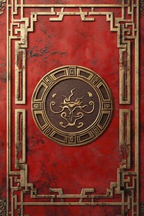 古典红金纹饰封面设计