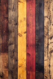 多彩复古木板纹理背景