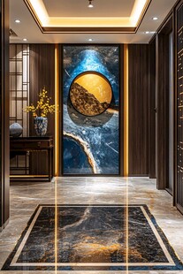 中式玄关 艺术与典雅相融