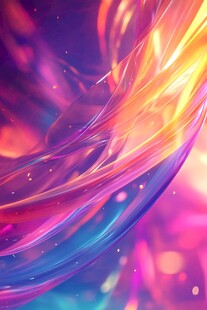 梦幻炫彩流体艺术背景