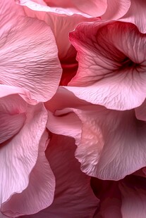 粉色花瓣特写
