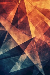 多彩几何抽象背景图案