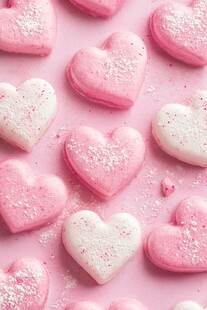 爱心马卡龙 甜蜜少女风