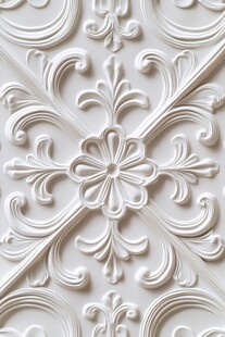 欧式浮雕花纹墙面装饰