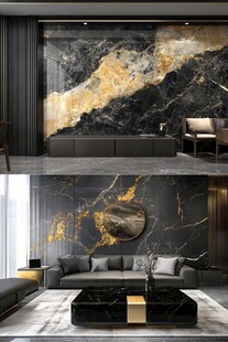 奢华大理石客厅装饰效果图