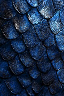 神秘蓝色鳞片纹理图案