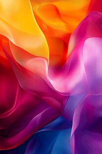 梦幻炫彩流动色彩图案
