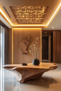 中式雅致客厅 艺术感摆件