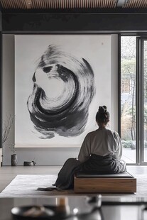 静赏水墨 独坐禅意空间