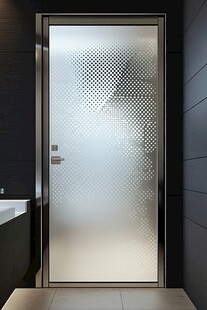 现代磨砂玻璃卫生间门