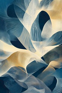 抽象动感线条艺术图案