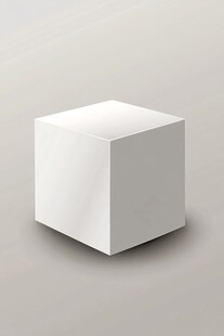 白色立体方块