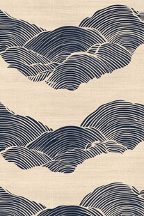 日式海浪纹图案