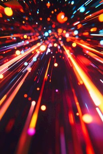 炫彩光线特效背景图