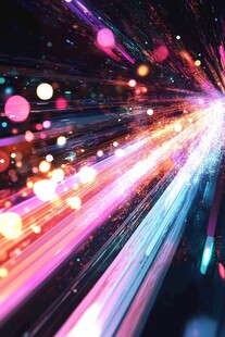 炫彩光线特效背景图