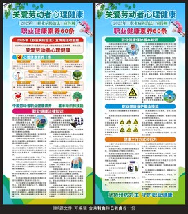 职业健康素养60条