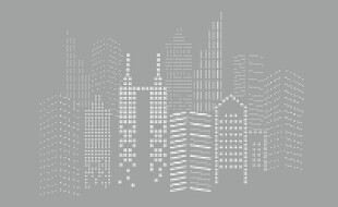 城市玻璃贴