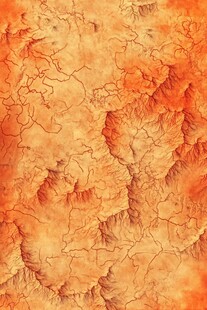 橙色山脉纹理地图背景