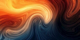 绚丽色彩流动抽象艺术图