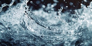 水花飞溅瞬间之灵动画面