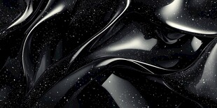 黑色流动质感抽象背景图