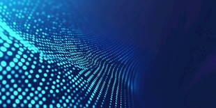 科技感蓝色粒子动态背景