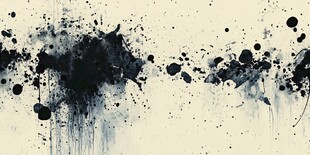 水墨泼墨抽象艺术背景图