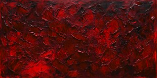 深红纹理抽象艺术画作