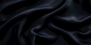 黑色丝绸布料纹理特写