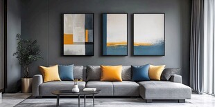 现代简约风客厅装饰一角