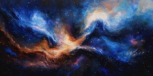 梦幻星云宇宙绚丽景象