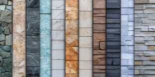 多样石材墙面纹理展示