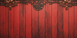 中式红木门饰精美细节