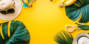 夏日度假风情装饰元素