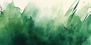 绿色水墨风抽象背景图