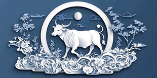 牛年剪纸艺术精美画面