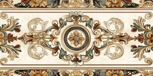 欧式精美花纹瓷砖图案