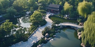 江南园林美景 静谧清幽