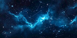 梦幻星空星座神秘宇宙景
