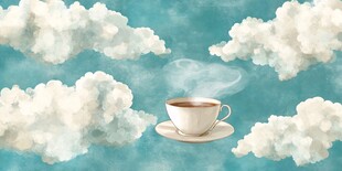云端咖啡 惬意梦幻时刻