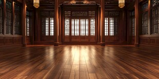 中式古典厅堂室内空间
