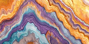 梦幻多彩大理石纹理图案
