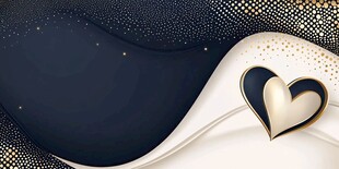 爱心幻彩背景 浪漫氛围浓