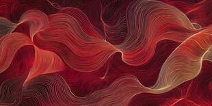 红色动感线条抽象艺术背景