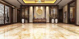 中式豪华大厅室内设计图