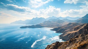 壮丽山海景观