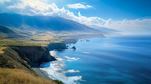 海岸风光 山海相依的壮丽景致