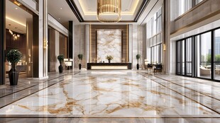 豪华大气酒店大堂空间设计